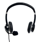 Spracht - Casque binaural supra-auriculaire-Coussinets d'oreille et serre-tête recouverts de similicuir doux et confortables.