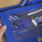 BAZIC Products - Pochette à crayons à 3 anneaux avec fenêtre transparente - Assortiment - Paquet de 12-Conception brillante: Amusant, coloré et élégant. Parfait pour les enseignants, les étudiants, les adultes, les adolescents et les enfants
