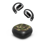 MyBat - Écouteurs Bluetooth Design Lab OpenEar noir et imprimé Camouflage élégants et confortables pour les modes de vie actifs-Oreille ouverte pour rester conscient de votre environnement tout en écoutant de la musique