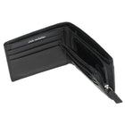 Club Rochelier - Portefeuille mince pour homme avec poche zippée - Noir-Protection RFID