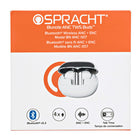 Spracht - Écouteurs Bluetooth Blunote ANC-Appel à l'assistant vocal : Maintenez l'écouteur droit enfoncé pendant 3,5 secondes.