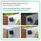 Blink - Système de sécurité intelligent sans fil Outdoor 2K+ 1 caméra - Noir-Résistance aux intempéries — Conçue pour affronter les éléments, la barre anti-fumée Blink Outdoor 2K+ est dotée d’une protection IP65 contre la pluie, la poussière et les intempéries, assurant ainsi un fonctionnement optimal de votre système de sécurité tout au long de l’année
