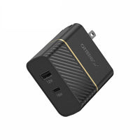 Otterbox - Chargeur Mural Double à Charge Rapide PD USB-C 30W - Noir-Chargement jusqu'à 3,6 fois plus rapide* pour ne pas manquer les moments qui comptent le plus