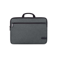 Bugatti - Commuter Series étui pour ordinateur portable - 16 po – Gris-Fabriqué en polyester