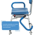Journey - Chaise de douche pivotante SoftSecure avec Microban-8