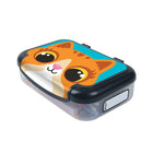 Zipit - Boîte de Rangement Recyclée - Motif chat brun-4