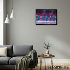 Edmonton Oilers Anthem Line-Up - Toile encadree - 31" x 22"-Prêt à accrocher - livré entièrement assemblé
