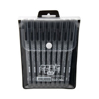 Copic - Multiliner stylos encreurs - noir B2 - lot de 6-cohérence et qualité des couleurs
