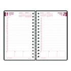 Brownline - 2026 Agenda quotidien/mensuel DuraFlex - 8 po x 5 po - Noir - Anglais-Reliure spirale double avec couverture rigide Duraflex extra robuste