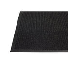 Edgewood - Tapis Twin Rib Pour Trafic Léger - 3 pi l x 6 pi L - Charbon-100% polypropylène teint dans la masse, stabilisé aux UV, avec support en vinyle PVC