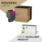 Ecotone - 70C10M0 Remanufactures Toner - Rendement standard - Magenta-Couleur : Magenta