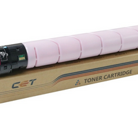 CET - Konica Minolta Bizhub C454/554/454e/554e TN-512M Cartouche de toner - Rendement Standard - Magenta-Couleur: Magenta