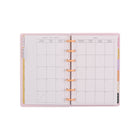 The Happy Planner - Planificateur personnalisable Pastel Petals 2025-2026 12-mois-Le système de reliure par disque vous permet d’ajouter/retirer des pages et de les personnaliser avec des accessoires encliquetables