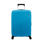 American Tourister - Rejoy Spinner Moyen - bleu azur-Les roues jumelées Spinner facilitent la navigation dans les allées étroites des avions, ainsi que sur une variété de surfaces
