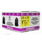 ECO II - Sacs à ordures industriels - regulier - 24 L po x 24 L po - clair - paquet de 500-Regulier