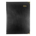 Brownline - 2026 Agenda hebdomadaire Executive - 10-3/4 po x 7-3/4 po - Couleurs assorties - Trilingue-Horaire de rendez-vous de 7 h a.m. à 6 h p.m., à intervalles de 30 minutes