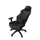 Anda Seat - Phantom 4 Chaise de jeu Premium - Rouge/Noir-Roue en Caoutchouc PU : Mouvements silencieux et doux pour les surfaces de sol, base en nylon.