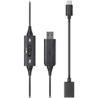Audio-Technica - ATH-101USB Casque USB à une oreille - Noir-Le microphone antibruit intégré transmet un son clair en supprimant les sons ambiants indésirables, les claquements et autres bruits