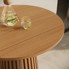 Modway - Rowe 3 pièces Terrasse extérieure Bois de teck Bar Set - Naturel-Protections pour plancher