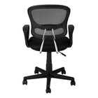 Monarch Specialties - 7260 Chaise De Bureau Multi-Position- Meche Noir -Assemblage requis: des instructions illustrées et tout le matériel sont fournis pour plus de commodité (des outils supplémentaires peuvent être nécessaires)