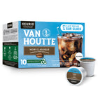 Van Houtte - Capsules K-Cup de café infusé sur glace noir classique torréfaction moyenne - pacquet de 10-5