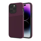 AXS - PROTech Plus étui mince anti-choc avec double couche pour Apple iPhone 15 Pro Max - Sangria-Résistant aux chutes jusqu’a 10 pieds