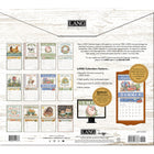Lang - 2026 Maison De Ferme Calendrier Mural Deluxe Mensuel - 30,5 cm l x 30,5 cm H - Anglais-Papier élégant gaufré façon lin