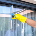 Gritt Commercial - Raclette pivotante pour fenêtres de 14 po avec déclenchement rapide - Lot de 12-Connexion au manche : verrouillage par clic ou extrémité conique