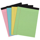 Merangue - Blocs de lettres colorés - paquet de 4-Bloc-notes de 4 couleurs différentes : vert, jaune, bleu et rose.