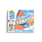 Crayola - Pinceau magique CW, Bluey-Créez des moments inoubliables avec cet ensemble de peinture sans tache, un cadeau parfait pour les tout-petits lors des fêtes, d'un anniversaire ou tout simplement pour faire plaisir!