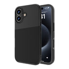 AXS - PROTech Plus Étui mince anti-choc avec double couches pour Apple iPhone 16 - Noir-Résistant aux chutes jusqu’a 10 pieds