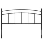 Modway - Abigail Métal Tête de lit Queen, Noir-Hauteur ajustable