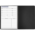 AT-A-GLANCE - Cahier de rendez-vous quotidien pour groupe de quatre personnes 2025 - 11 po H x 8 po l - Noir - Anglais-Rendez-vous aux 15 minutes, 7 h 00 à 19 h 45