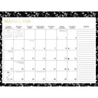 Mead - Calendrier mural/de bureau mensuel familial 2026 - 13 po H x 17 po l - bilingue-Un mois par page avec des blocs quotidiens non lignés pour des planifications détaillées