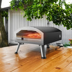 Westinghouse - Four à pizza électrique 12 po pour intérieur/extérieur-Contrôle de la température : Le contrôle de la température réglable vous permet de cuire une variété d'aliments, des pizzas aux viandes rôties