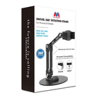 MyBat - Support pivotant à 360° pour téléphones et tablettes - Régable - universel pour bureau-Construction durable - Fabriqué avec des matériaux haut de gamme pour une utilisation longue durée