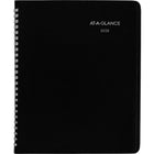 AT-A-GLANCE - Agenda hebdomadaire 2025 - 8 3/4 po H x 6 7/8 po l - noir - anglais-12 mois : janvier 2025 à decembre 2025