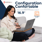 ShoppingAll - Pouf pour ordinateur portable, support de livre, coussin, oreiller, support - Gris-Lecture Ergonomique Et Sans Fatigue: Conçu pour réduire la fatigue des poignets et du cou, ce support soulève vos livres et appareils à une hauteur idéale, favorisant une meilleure posture et une expérience de lecture plus agréable.