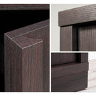 Sauder - Meuble de rangement Merton Hall - Chêne Dakota-Dimensions: 23,5 po L x 16,88 po P x 71 po H