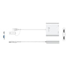 j5Create - Adaptateur multi-moniteur USB-C vers double HDMI - Argent-Conception compacte et légère pour une portabilité maximale