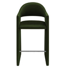 Modway - Talia 41 pouces Cuir végane Tabouret de bar - Vert mousse-Arrivée entièrement assemblée