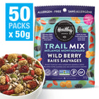 Healthy Crunch - Mélange de fruits et de graines de baies sauvages, 50 unités x 50 grammes-Sans noix