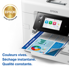 Epson - Cartouche d'encre DURABrite Ultra T852 - capacité standard - Couleur - Paquet de 3-Formulation améliorée pour produire des couleurs encore plus intenses