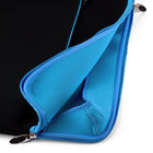 Vangoddy - Housse de protection en néoprène pour ordinateur portable 15" avec poche supplémentaire - Noir/Bleu-Intérieur rembourré pour amortir les chocs et prévenir les rayures