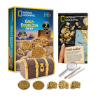 Trousse de fouille de doublon National Geographic-Une affiche amusante du guide au trésor donne un aperçu de chacun des spécimens que vos enfants découvrent