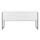Monarch Specialties - Huche De Bureau - 72 po L - Travail - Portes De Stockage - Travail - Qualité Commerciale - Stratifié Blanc-7