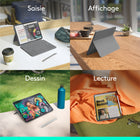 Touch iPad Air 11" (M3/M2) / iPad Air 5ème génération 2022 Étui Clavier - Gris Oxford - Anglais-Utilise un emballage responsable à base de papier certifié FSC 