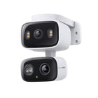 TP-Link - Caméra de Sécurité à Double objectif-Double objectif 2K 3MP- Capturez l'image complète avec deux optiques haute définition 2K, en surveillant deux zones distinctes en même temps avec un seul appareil. Conçu pour minimiser les angles morts pour une couverture optimale