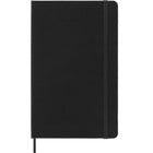 Moleskine - Agenda semainier  Classic18 mois 2025-2026 - couverture rigide - grand format (12 -7 x 21 cm) - noir - 208 pages-Angles arrondis, fermeture à élastique et ruban marque-page assorti