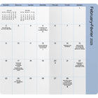 DateWorks - Planificateur de poche mensuel Chiots 2025-2026 - 3,5 po x 6,5 po - Bilingue-En couleur sur chaque page